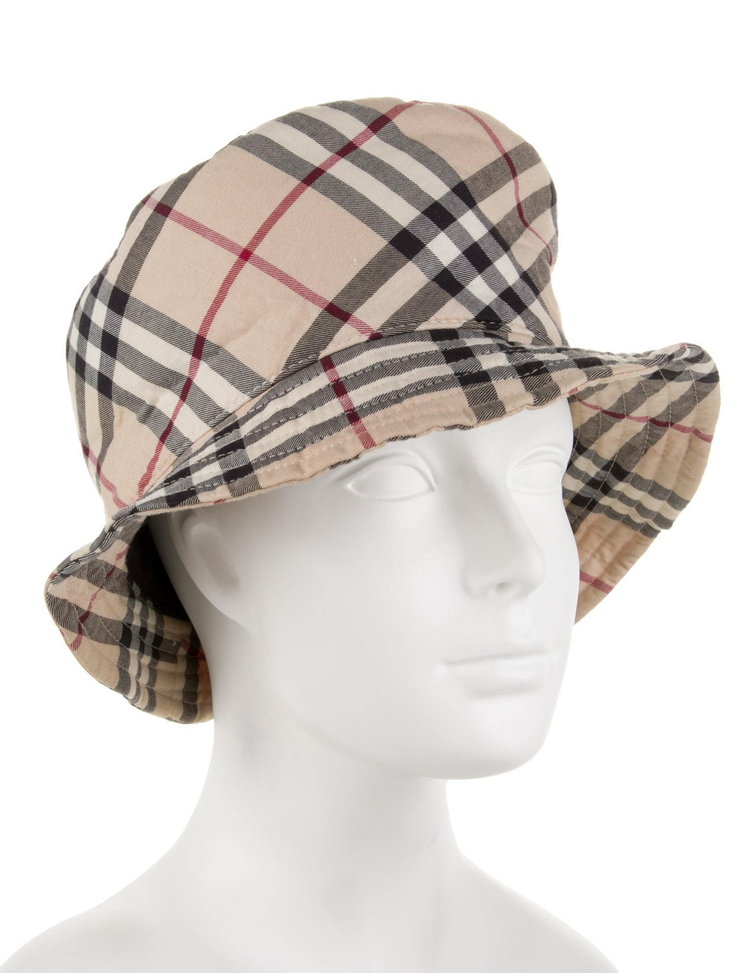 Burberry Check Print Bucket Hat